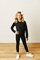 Swoon Baby Black Knot Top