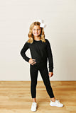 Swoon Baby Black Knot Top