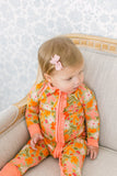 Poppy Kids Fall Flowers Ruffle Playsuit