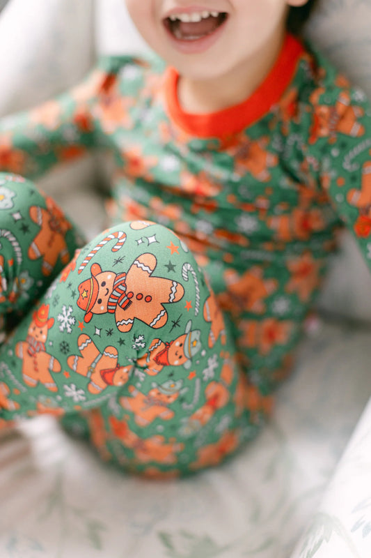 Poppy Kids Cowboy Gingerbread PJ Set
