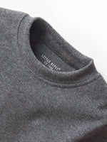 Little Bipsy Long Sleeve Ribbed Tee - Heathered Charcoal