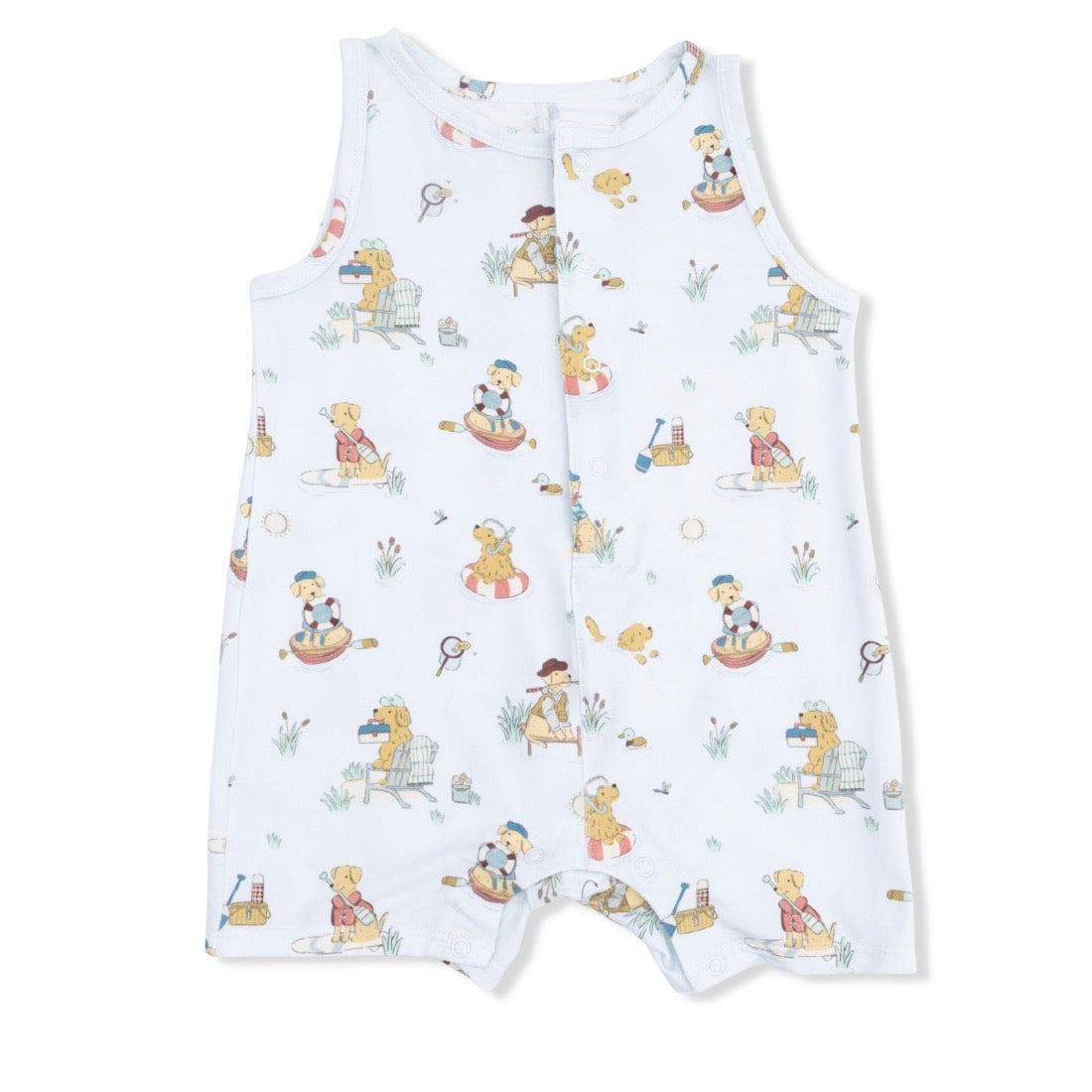 Angel Dear Lake Buddy Dogs Shortie Romper
