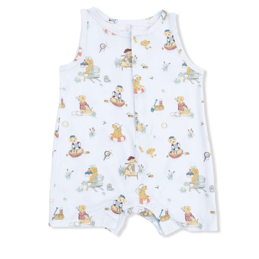 Angel Dear Lake Buddy Dogs Shortie Romper