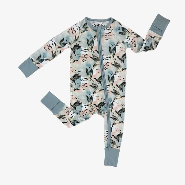 Velvet Fawn Mallard Sky Playsuit
