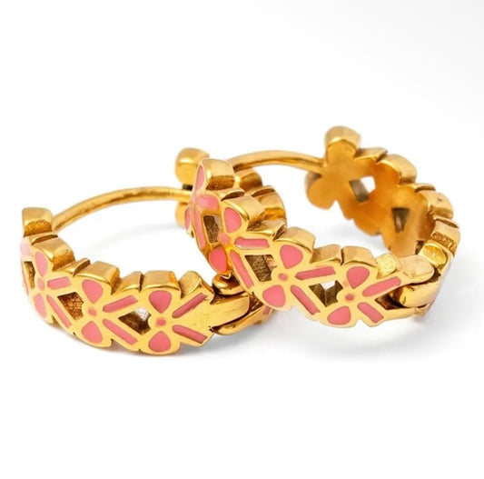 Pip Pop Bow Repeat Hoop Earrings