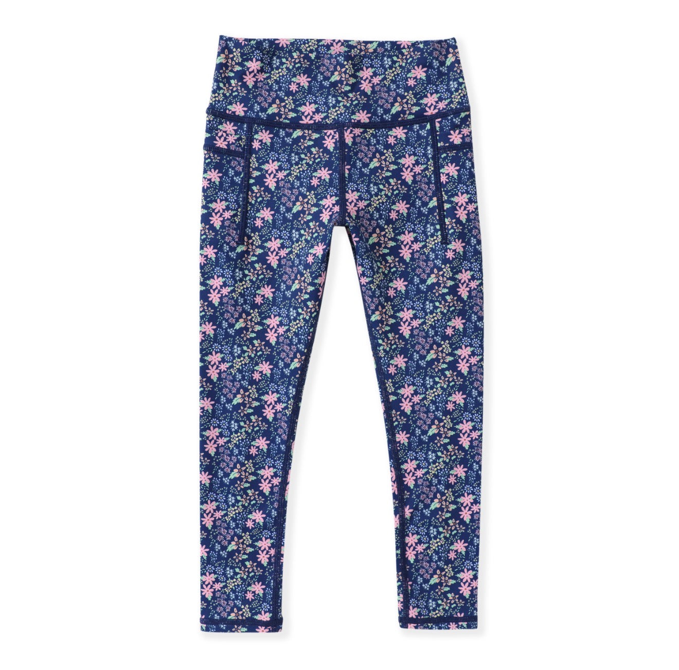 Swoon Baby Active Navy Floral Legging