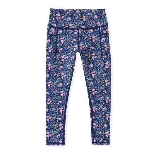 Swoon Baby Active Navy Floral Legging