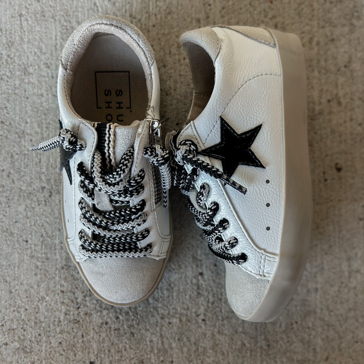 Shu Shop Paula Mini Black & White Sneaker