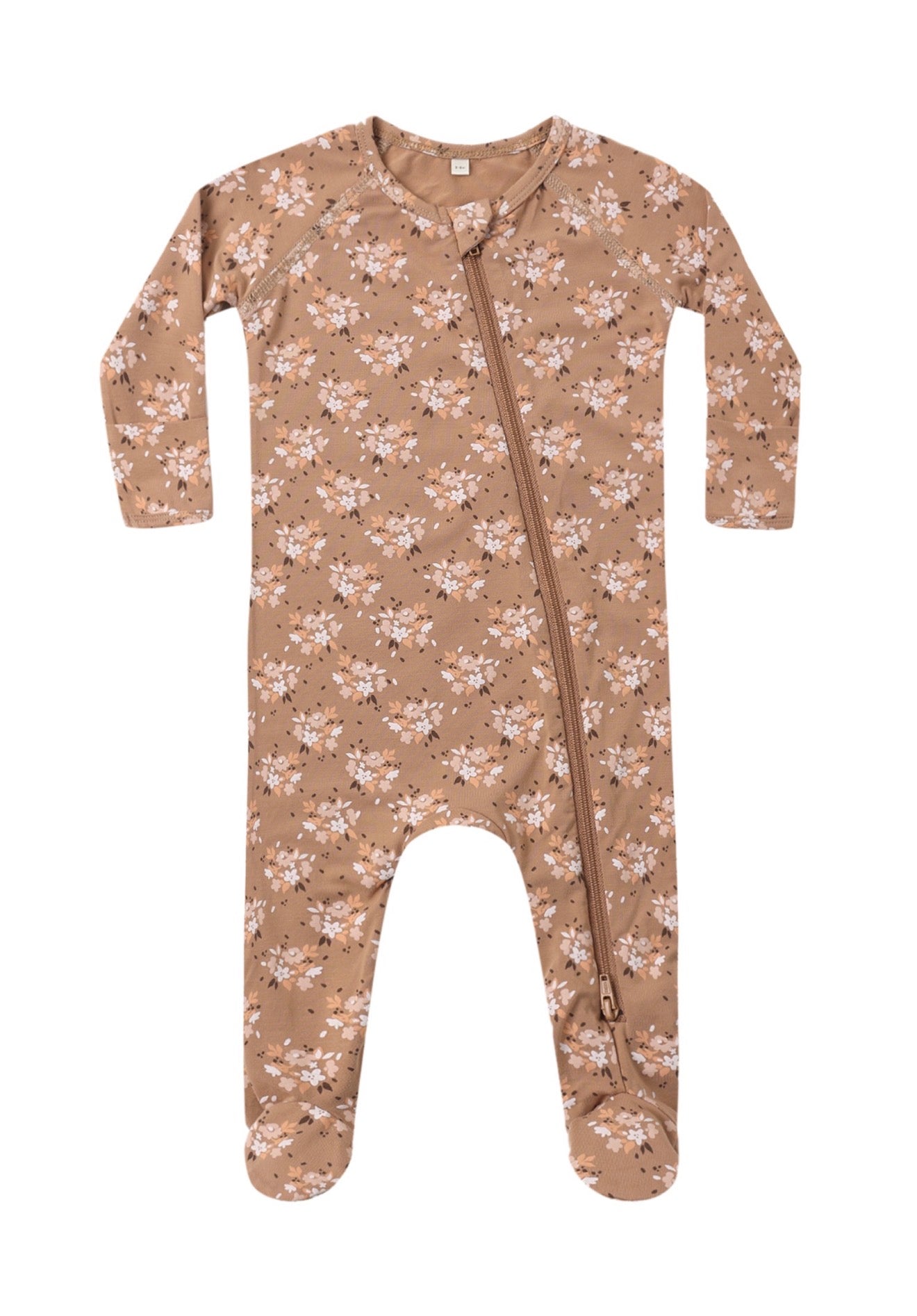 Quincy Mae Fall Floral Footie