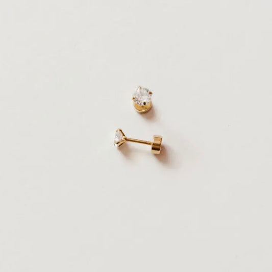 Pip Pop Post Diamond Studs