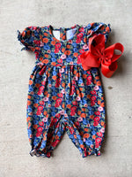 Swoon Baby Blue Floral Katie Jumper