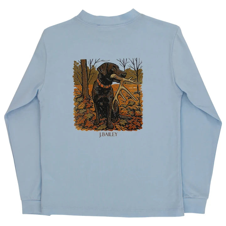 J. Bailey Antler Dog LS Tee