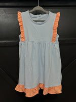 Trotter Street Light Blue Stripe Josie Dress