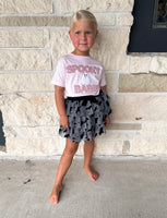 Sweet Wink Flocked Bats Bow Tiered Tutu