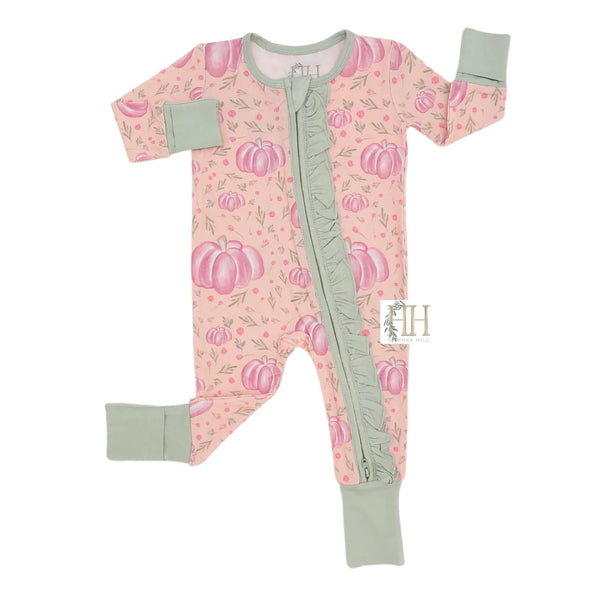 Hamner Hill Floral Pumpkin Playsuit