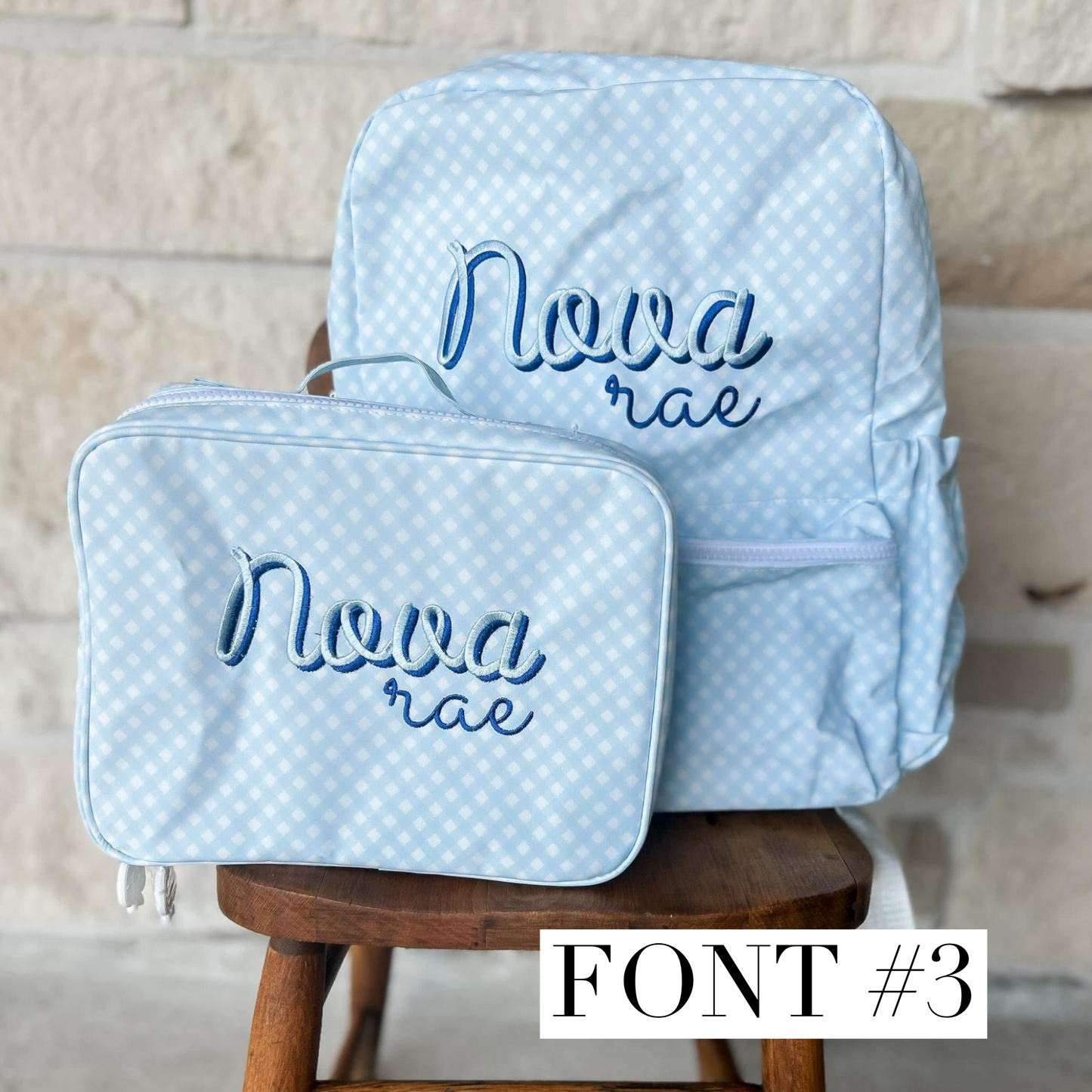 Monogram + Embroidery