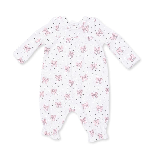Angel Dear Bows and Hearts Romper