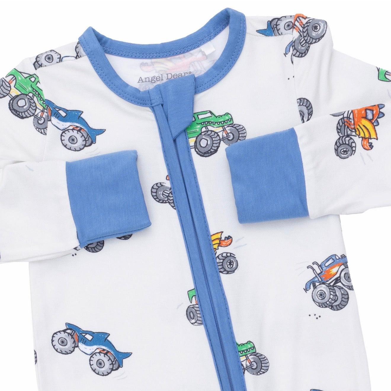 Angel Dear Monster Trucks Playsuit