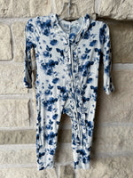 Rockin Royalty French Floral Footie