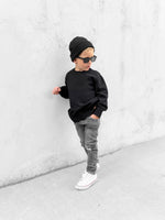 Little Bipsy Knit Sweater - Black