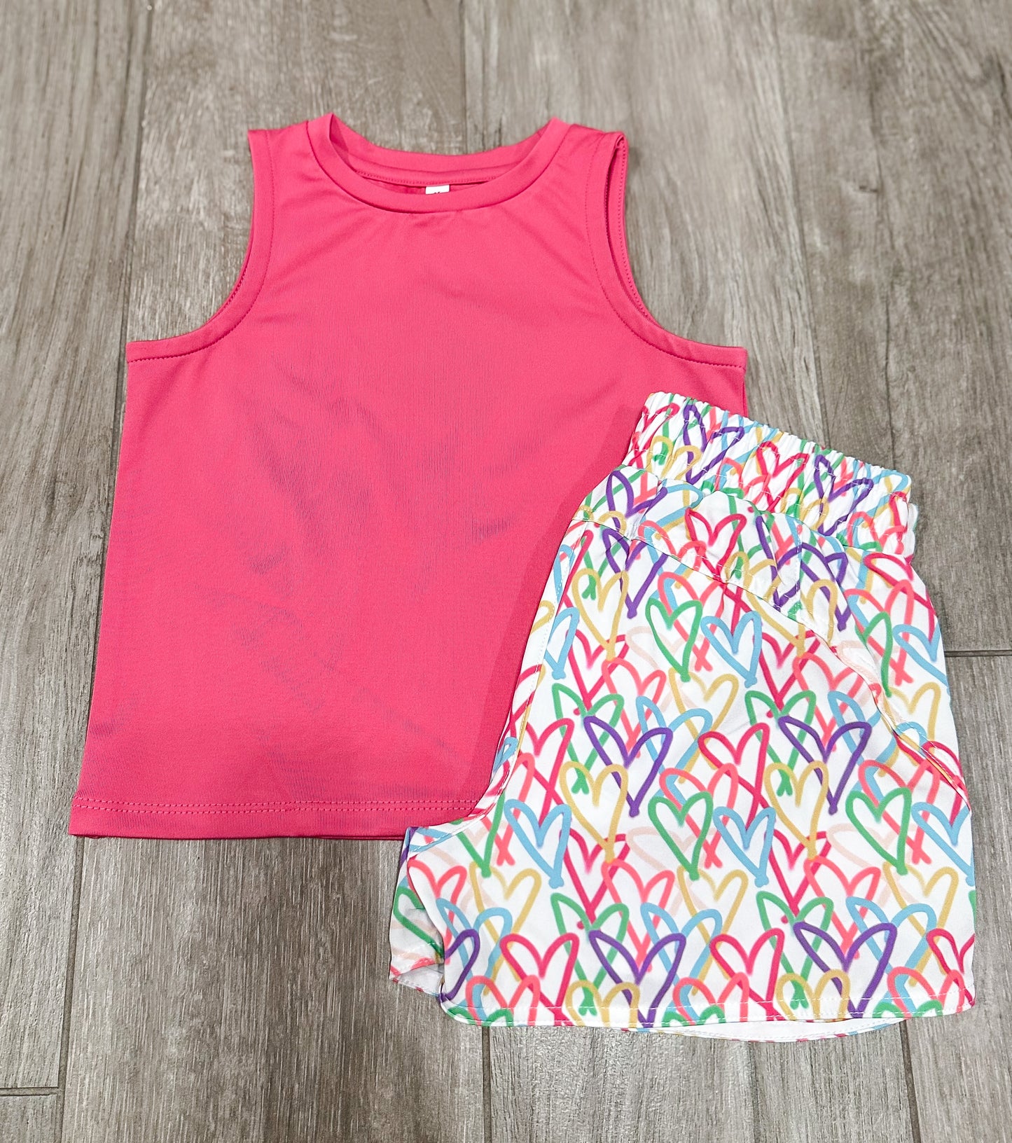 Honesty Multi Heart Short