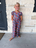 Swoon Baby Blue Floral Pocket Jumper
