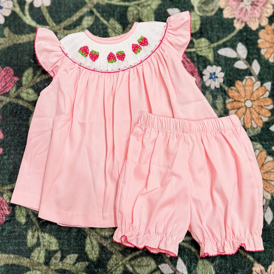 Ruth & Ralph Strawberries Annabelle Bloomer Set
