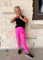 Yoga Baby Performance Neon Pink Jogger