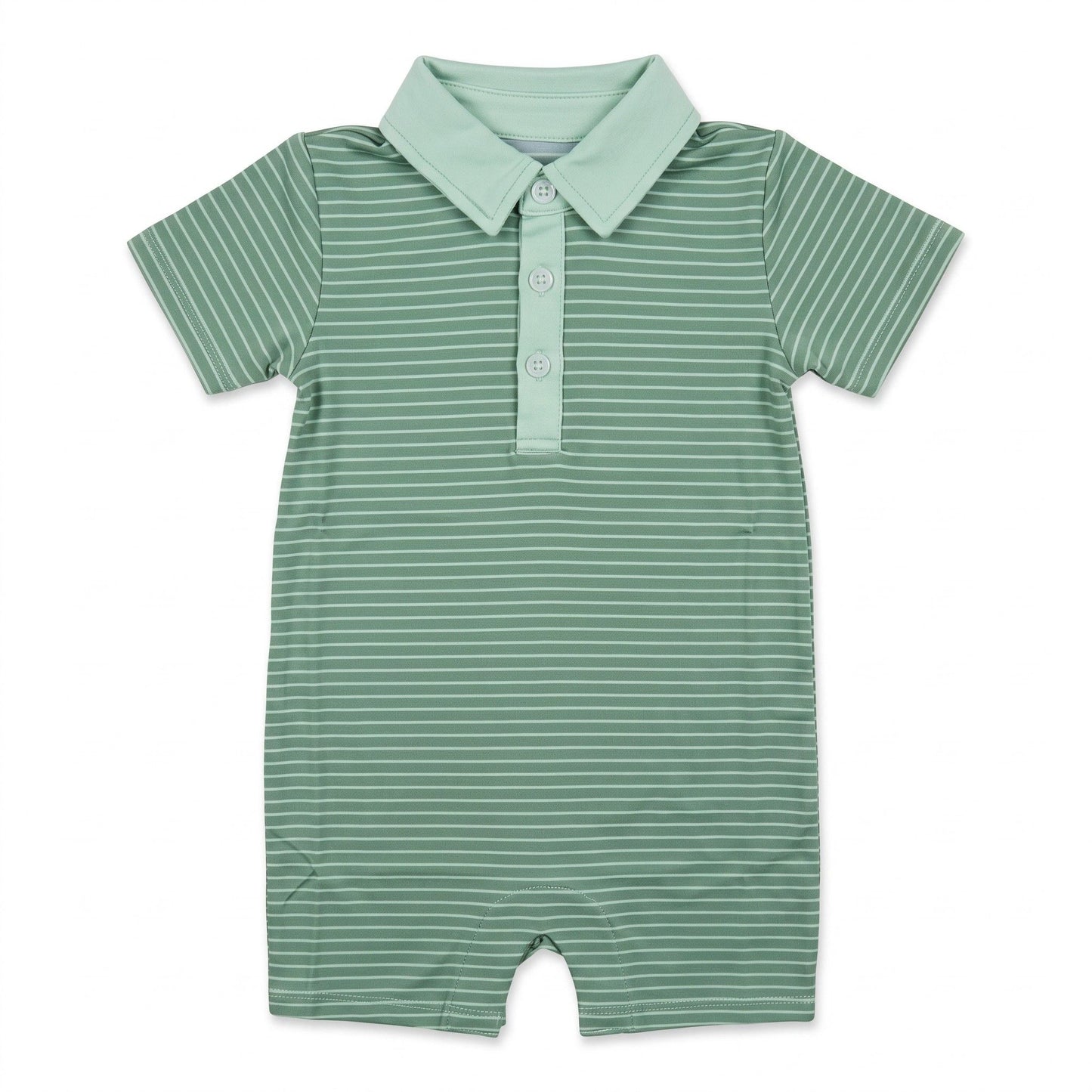Hollis Baker Green Stripe Romper