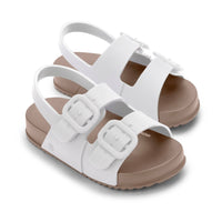 Mini Melissa Brown + White Sandal