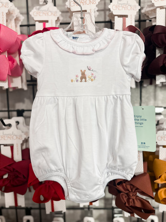 Magnolia Baby Bunnies Basket Ruffle Bubble