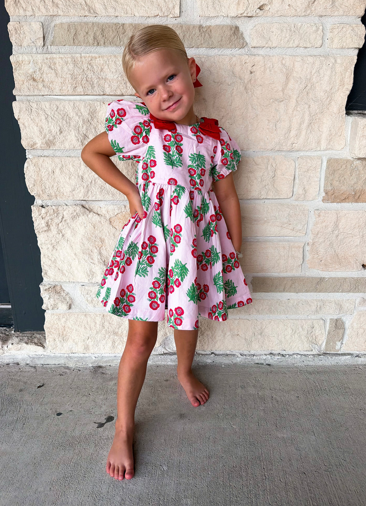 Mud Pie Pink Floral Dress
