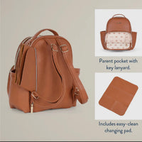 Itzy Ritzy Cognac Mini Diaper Bag