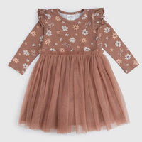 Sweet Wink Ditsy Fall Floral Tutu Dress