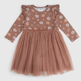 Sweet Wink Ditsy Fall Floral Tutu Dress