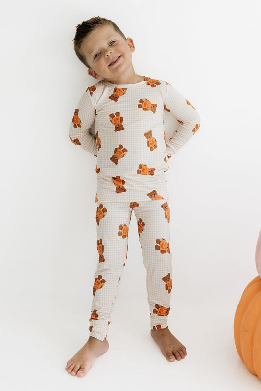 IMJ Gingham Little Boo Bear 2pc Set