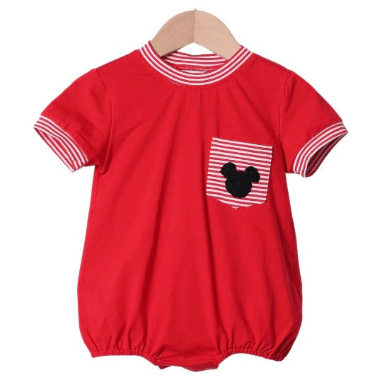 Smocked Flamingo Pocket Mouse Bubble