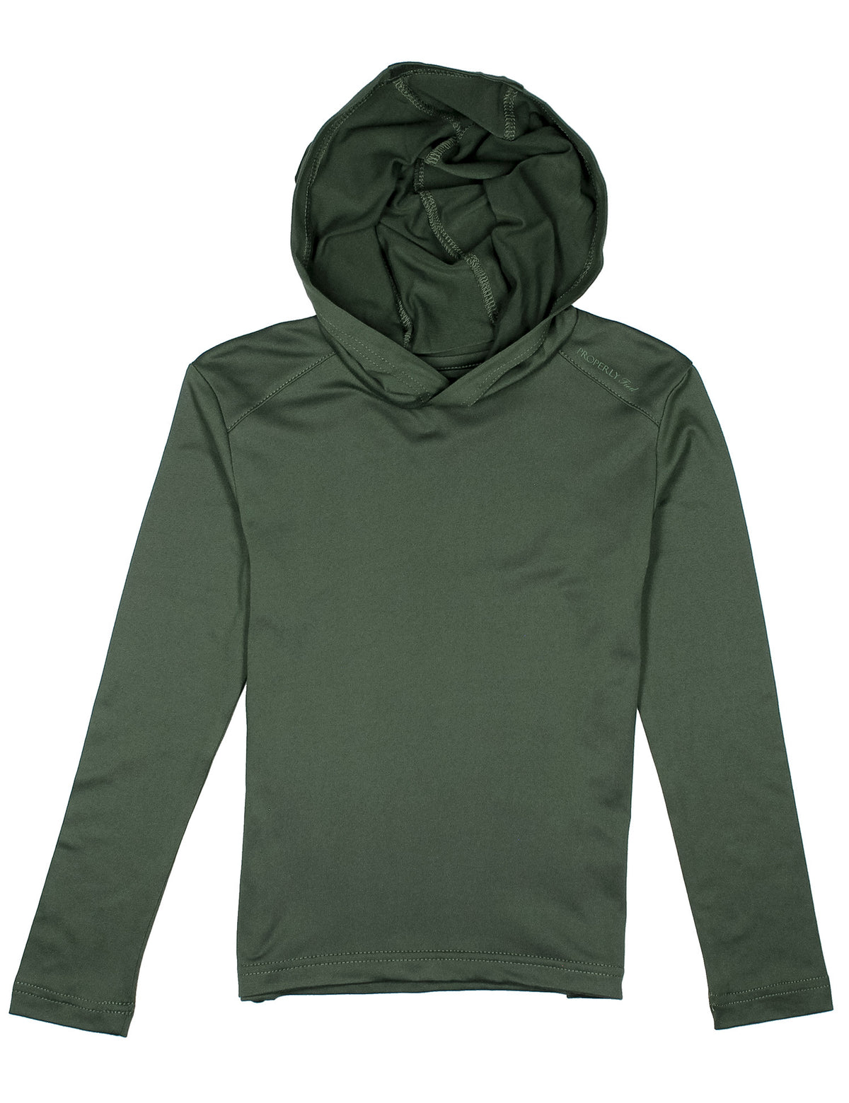 Properly Tied Ash Green Ravine Hoodie