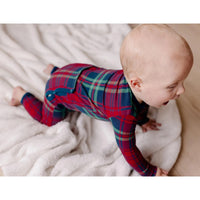 Kickee Pant Peacock Plaid Coverall