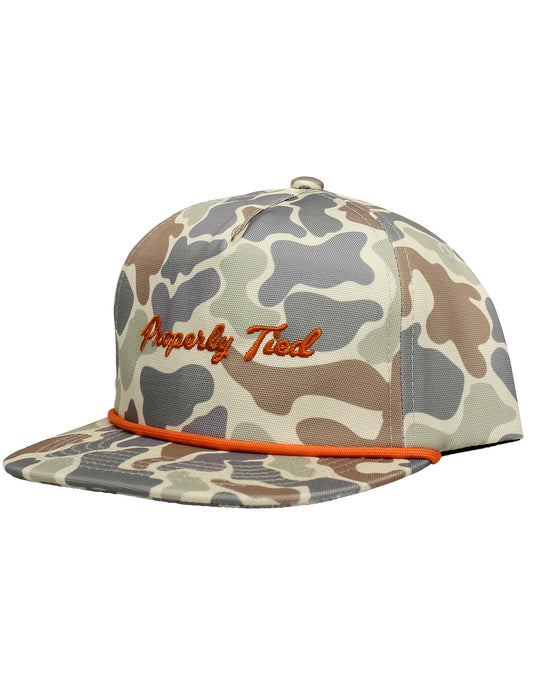 Properly Tied Field Camo Youth Rope Hat