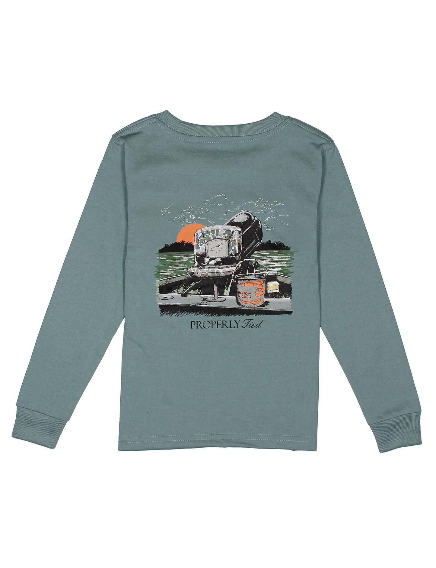 Properly Tied Gone Fishing LS Tee