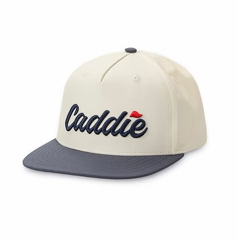 Caddie Ivory + Navy Hat
