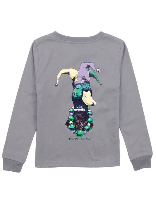 Properly Tied Mardi Gras Mallard LS Tee