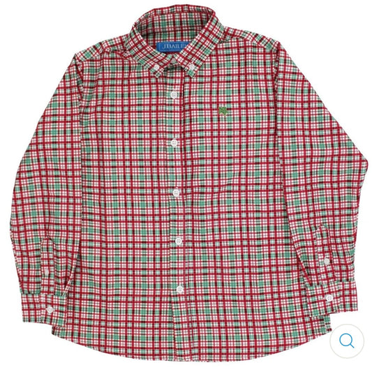 J Bailey Jolly Plaid Performance Button Down