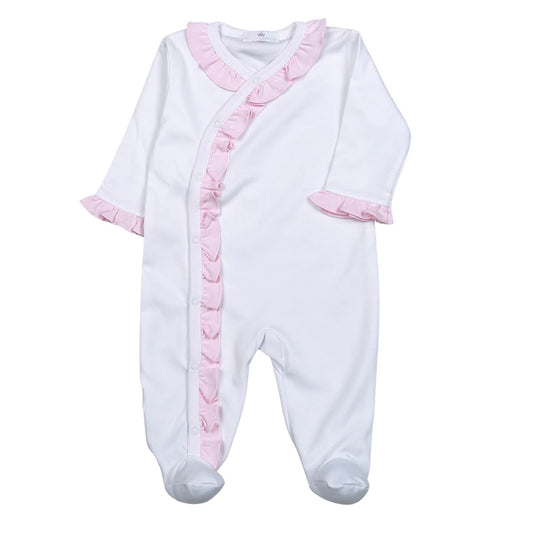 Baby Loren Lily Ruffle Kimono Footie