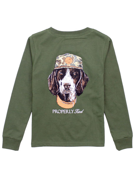 Properly Tied Mans Best Friend LS Tee