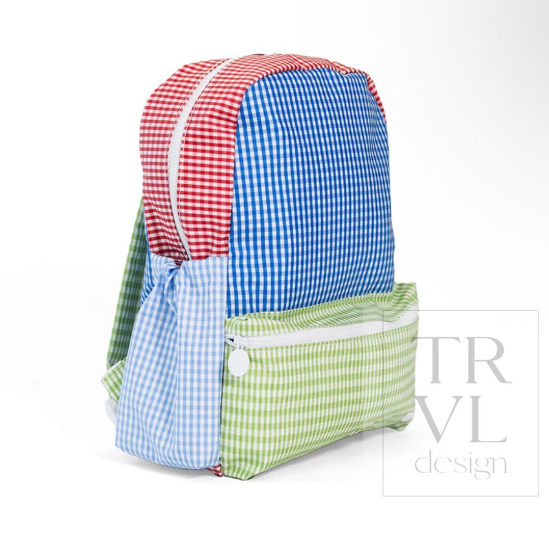 TRVL Blue Patch Backpack