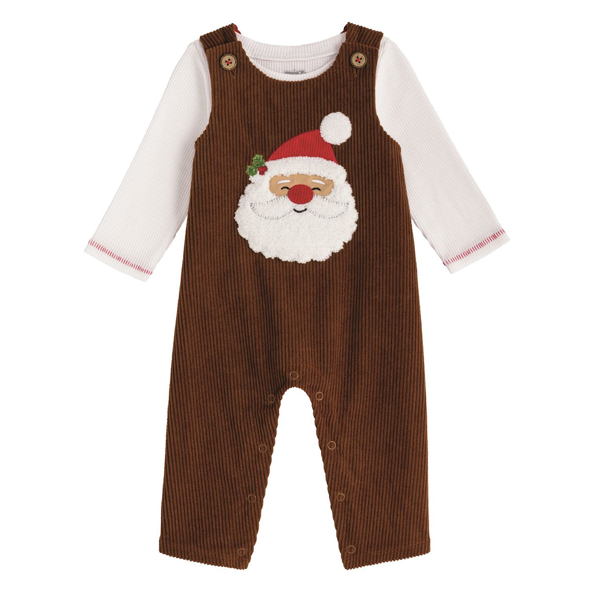 Mud Pie Santa Corduroy Longall Set