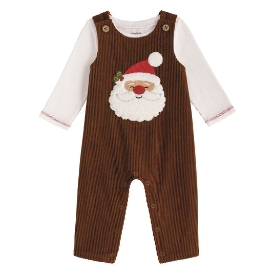 Mud Pie Santa Corduroy Longall Set