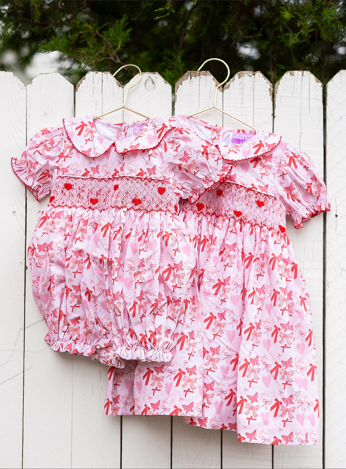 Poppy Kids Valentines Bow Dress